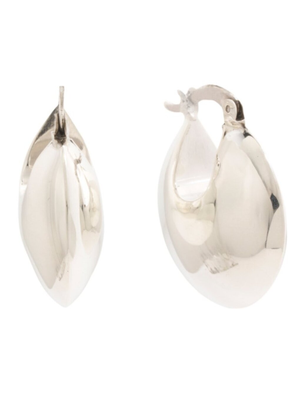 NWOT TEOCALLI Earring Made In Mexico Sterling Silver Mega Bold Dome